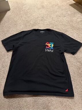 Staple Men's Black Logo Crew Neck T-Shirt